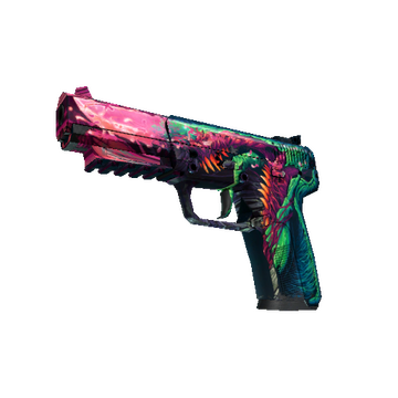 Five-SeveN | Hyper Beast (Well-Worn)