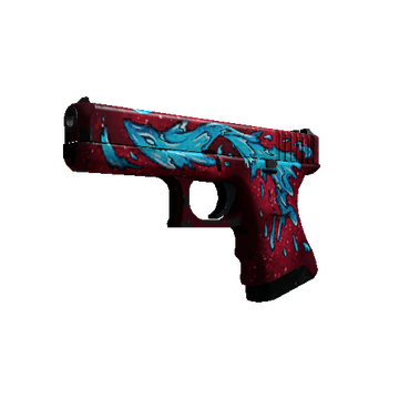 Glock-18 | Water Elemental (Well-Worn)