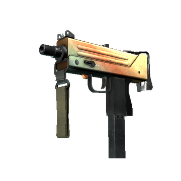 MAC-10 | Amber Fade (Field-Tested)