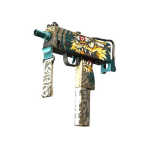 MAC-10 | Cat Fight (Well-Worn)