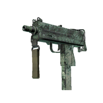 MAC-10 | Surfwood (Battle-Scarred)
