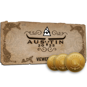 Austin 2025 Viewer Pass + 3 Souvenir Tokens