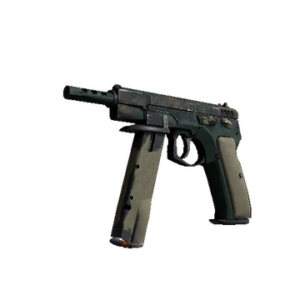 CZ75-Auto | Green Plaid (Battle-Scarred)
