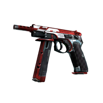 CZ75-Auto | Red Astor (Minimal Wear)