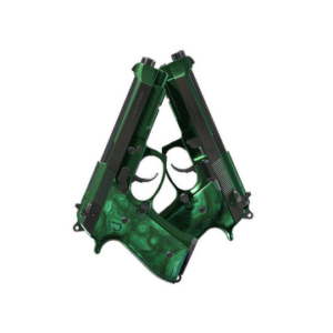Dual Berettas | Polished Malachite (Factory New)