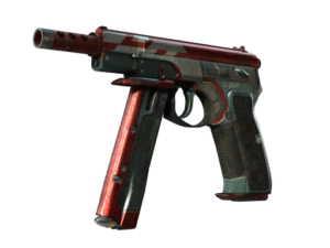 CZ75-Auto | Red Astor (Battle-Scarred)